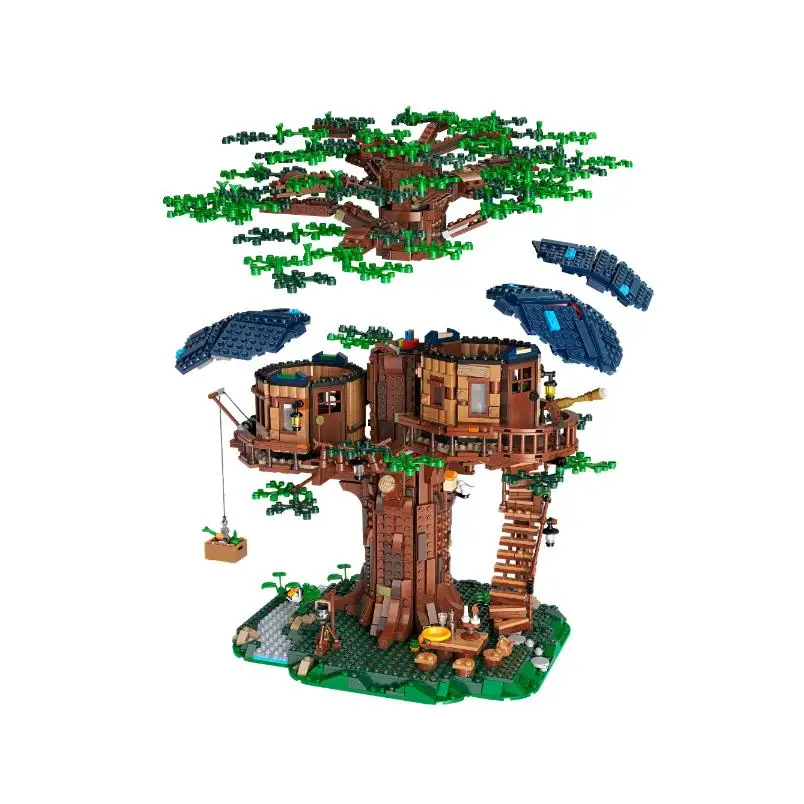 3117Pcs Tree House Modelio Blokai Gimtadienio Dovanos, Žaislai, gimtadienio dovanos Vaikams, Vaikų Suderinama 21318 Idėjų Plytos