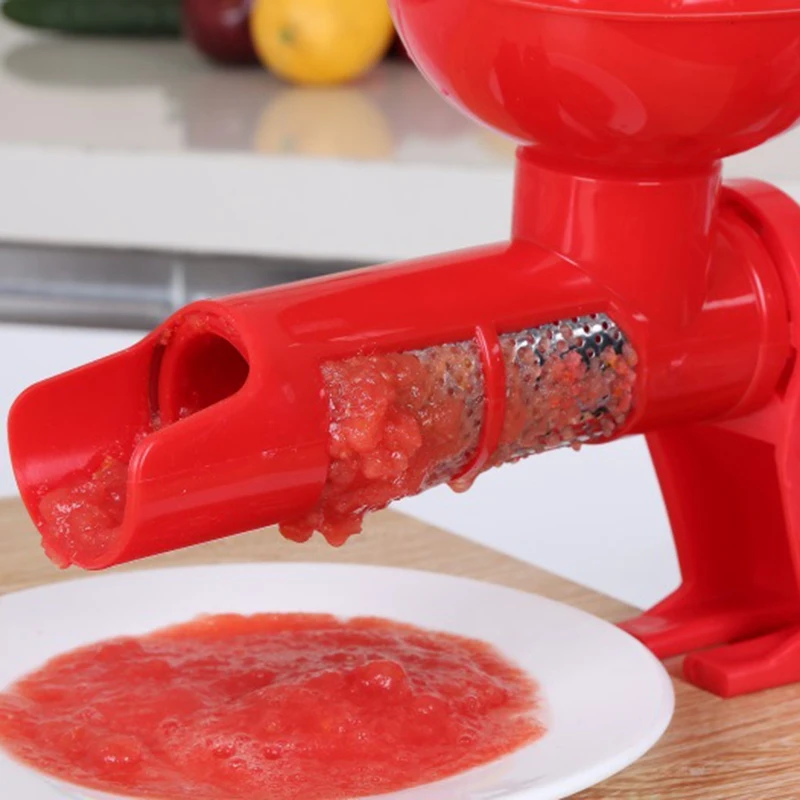 Pomidorų Padažas Sulčiaspaudė Plastikiniai Rankų Vadovas Tomatos Sulčių Daugiafunkcinis Virtuvės Reikmenys prietaisai Vaisių Įrankiai