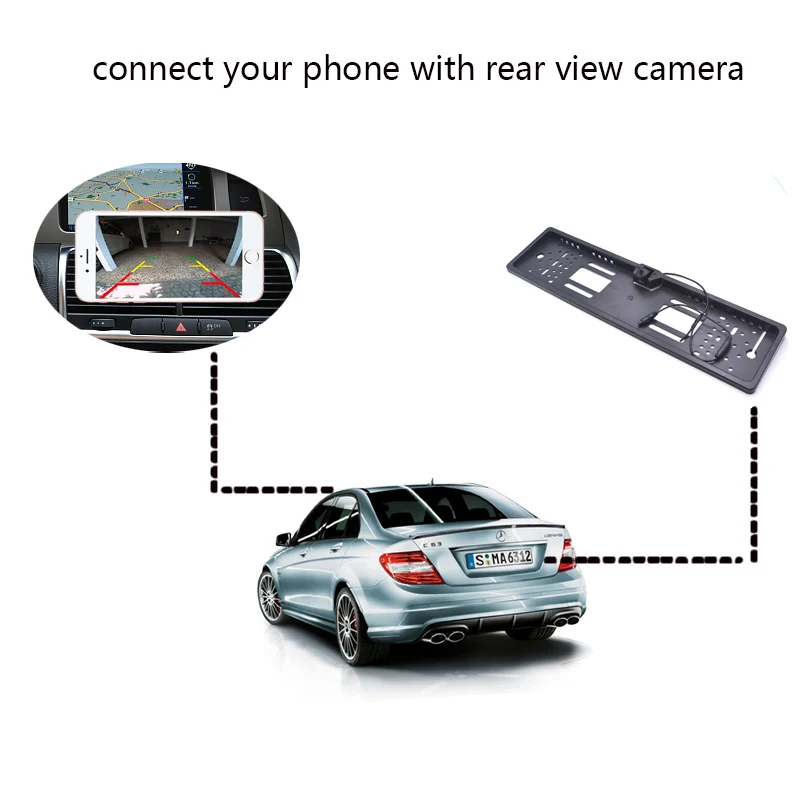 OTERLEEK WIFI Licenciją Plokštelės Galinio vaizdo Kamera, Wifi, atsarginę Kamerą, skirtą 