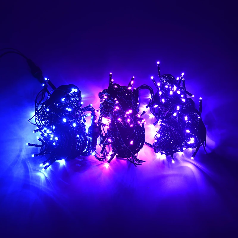 Akimirka 10m 100LEDs festivalis apšvietimo grandinės lauko LED styginių šviesos sofa švenčių dekoravimas