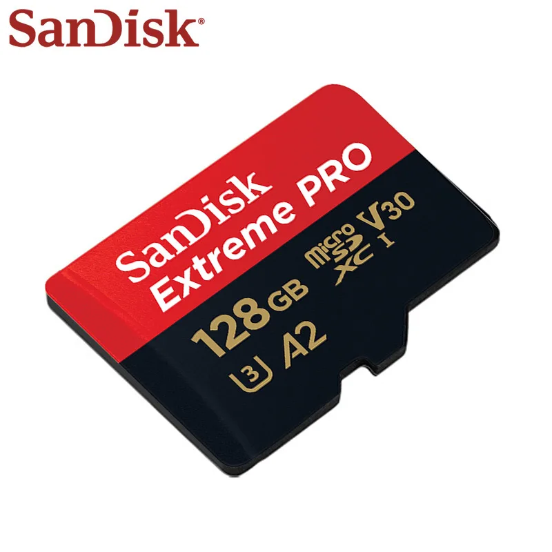 Originalios SanDisk Atminties Kortelės Extreme PRO SDQXP V30 128GB IKI 170MB/s Micro SD Kortelės U3 A2 64GB Flash Kortelės UHS-I TF Atminties Kortelę