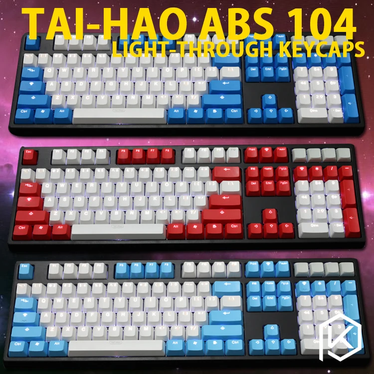 Taihao abs double shot keycaps, 