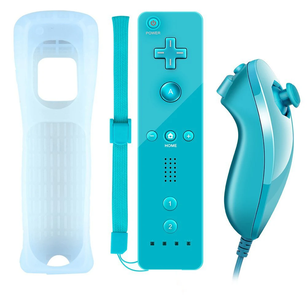 Už Nintend Wii Wireless GamePad Nuotolinio Controle Be Motion Plus+Nunchuck Valdytojas Kreiptuką Nintendo Wii Priedai