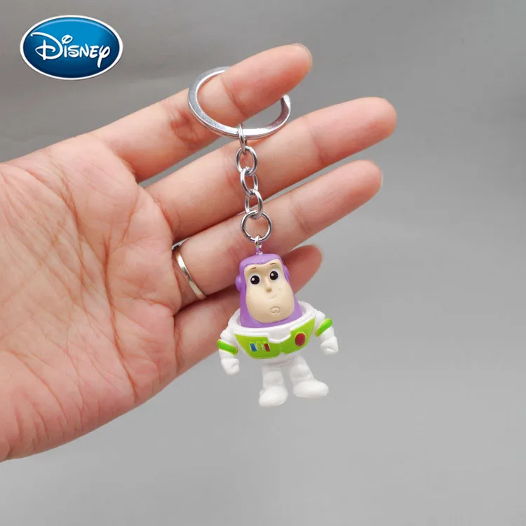 Disney 4pcs Žaislų Istorija Klavišus Nuorodos plastiko keychain lėlės anime mini charakterį 