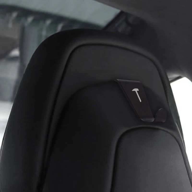 2vnt Automobilių Sėdynės Pagalvėlės Kablys, Pakaba Turėtojas Galinės Sėdynės Kablys Drabužių Kablys Tinka Tesla Modelis 3 Modelis X Modelis S Automobilių Reikmenys
