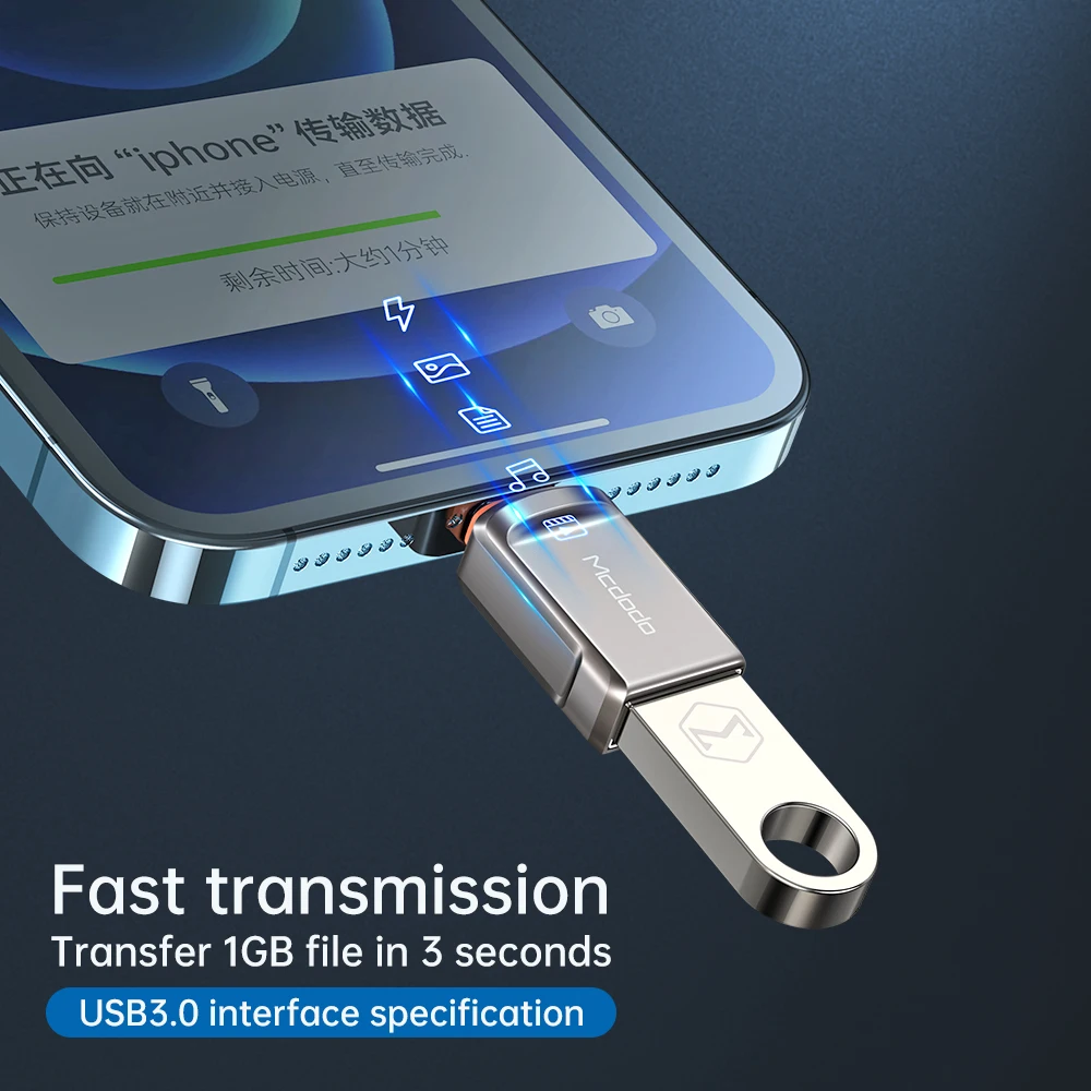 Mcdodo USB 3.0 žaibo OTG Duomenų Adapteris, Skirtas 