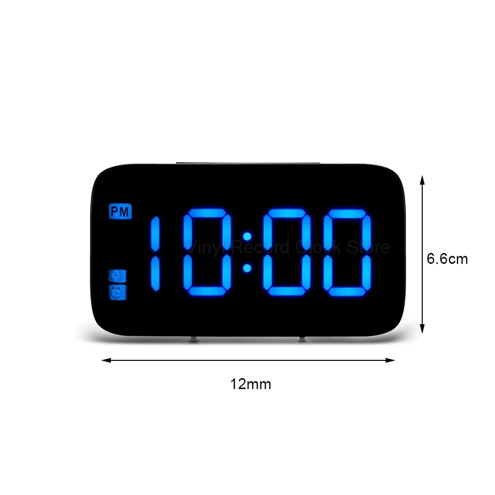 LED Laikrodis-Žadintuvas Balso Kontrolės Didelis Ekranas Skaitmeninis Laikrodis Atidėti Naktiniai Elektroninės Lentelės žadintuvai Atsiskaitymo Laikas