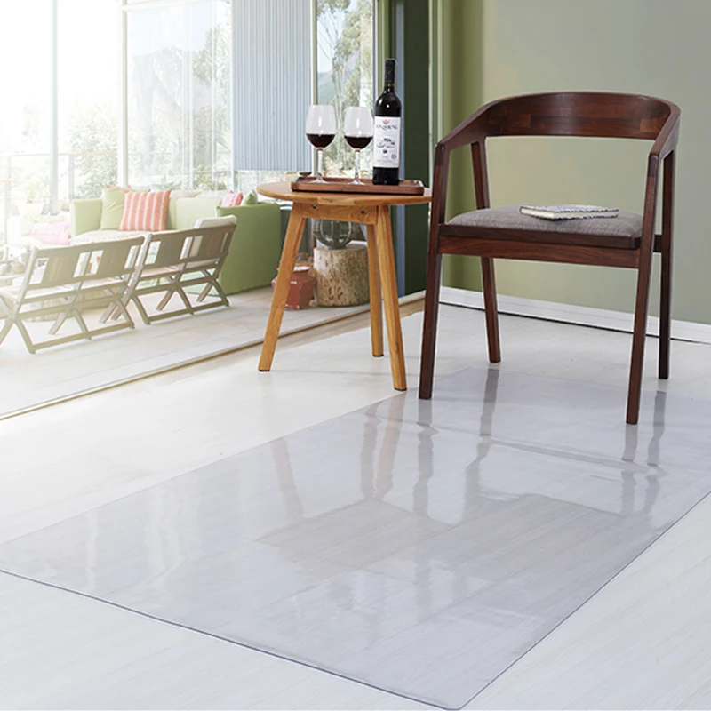 Plastikiniai floormat skaidrios PVC durys įėjimo kilimėlis Svetainės medinių grindų apsauga kilimėlis Vonios kambarys, virtuvė, atsparus vandeniui neslidus kilimas