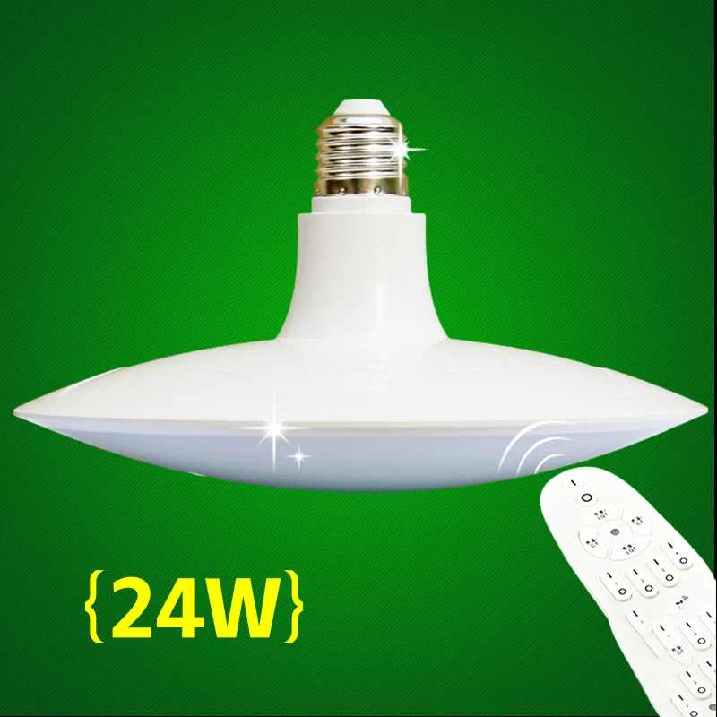UFO Pritemdomi Led Lempos Energijos Taupymo Led Lemputės SMD LED lemputės E27 24W Pažangi Led Žibintai Namų Miegamajame, Gyvenamasis Kambarys