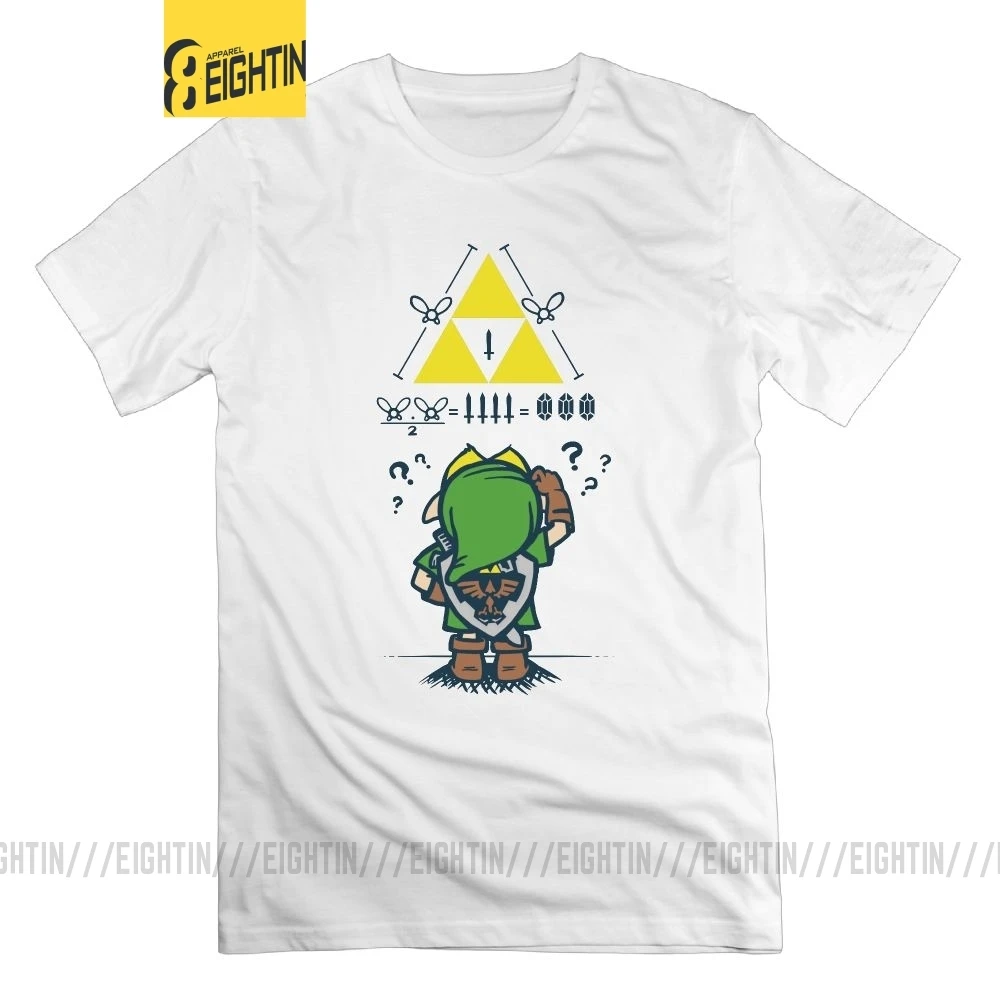 The Legend Of Zelda Marškinėliai Nuoroda į Matematikos Medvilnės Spausdinti vyriški T-Shirt O Kaklo trumpomis Rankovėmis Plius Dydis Tees