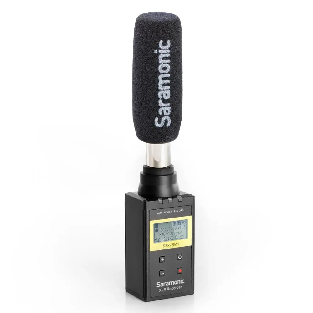 Saramonic SR-AXM3 Dvigubas Mikrofonas Transliacijos Cardioid XLR Shotgun Microphone Kit & priekinio Stiklo, VEIDRODINIŲ kamera Kamera