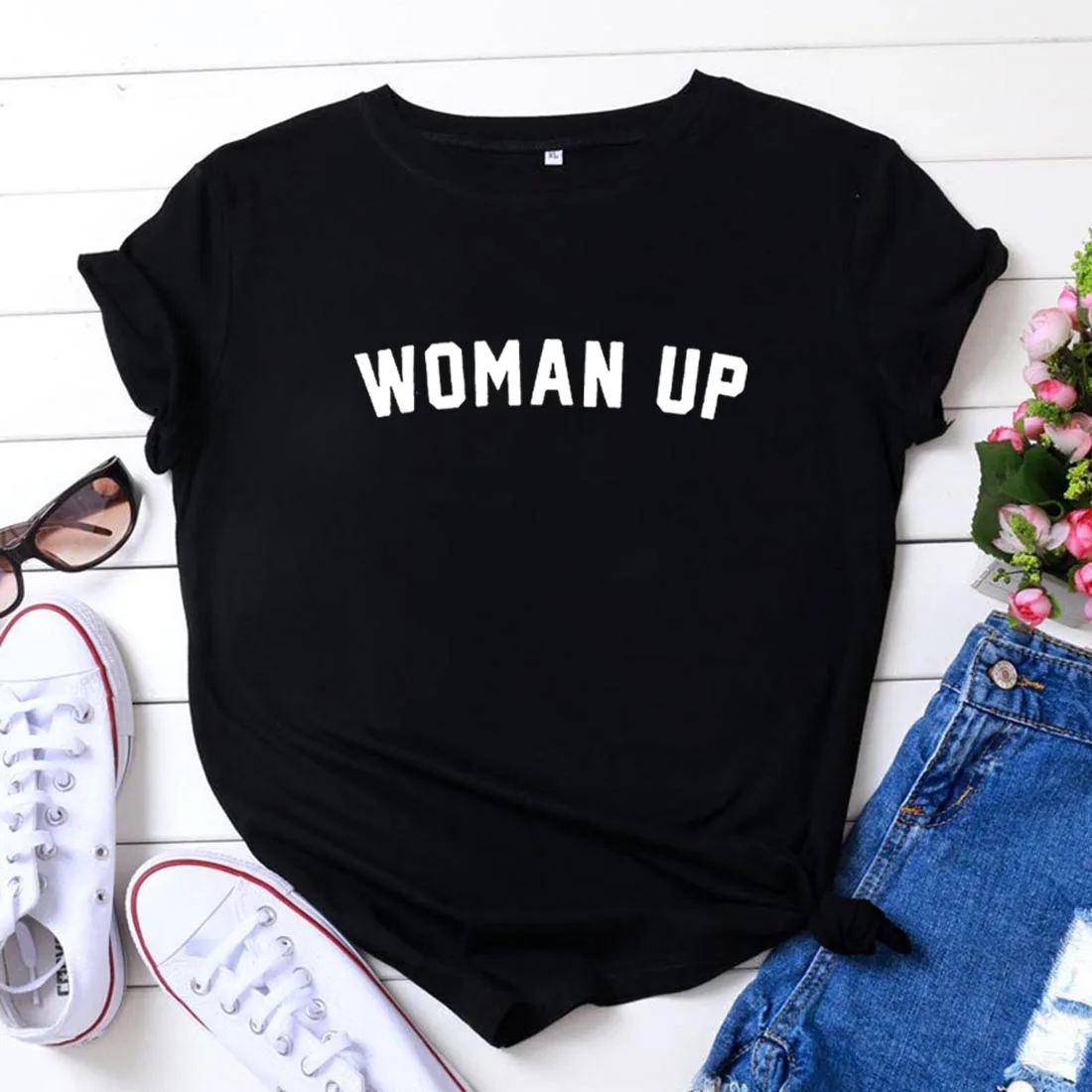 Moterų Iki Juokingi Marškinėliai Moterims 2020 Viršūnes Harajuku Medvilnės Marškinėlius Moterims, O-kaklo trumpomis Rankovėmis Camiseta Mujer Atsitiktinis Marškinėliai, Femme