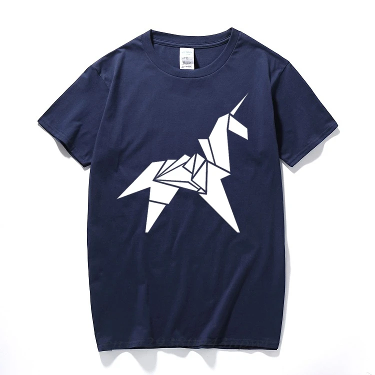 Origami vienaragis t shirt mens blade runner retro filmas replicant Medvilnės trumpomis rankovėmis t-shirt vasaros top camisetas
