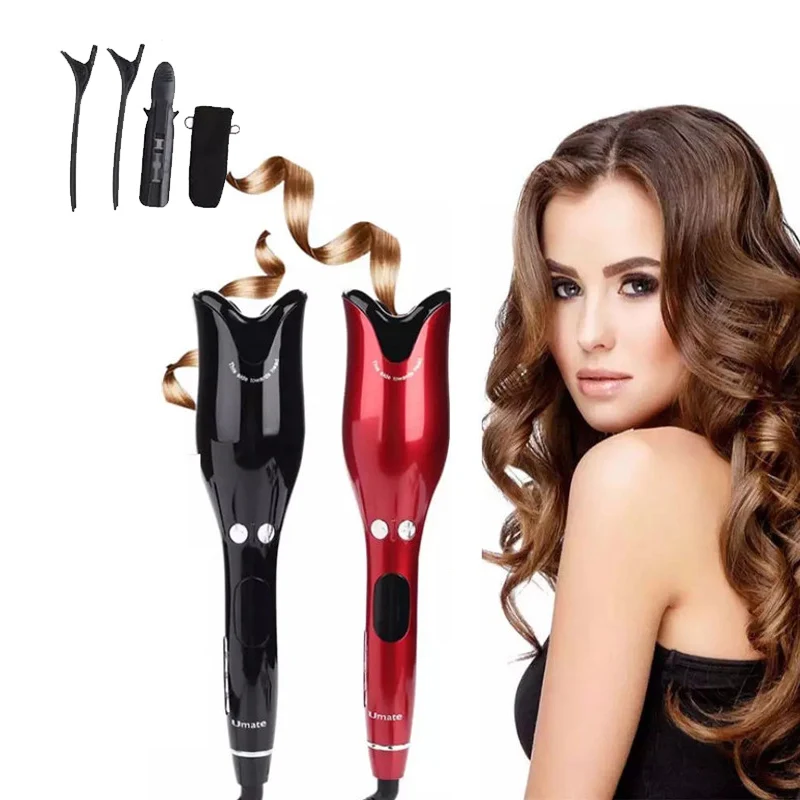 Naujas Rose Tipo Automatinis Hair Curler Infraraudonųjų spindulių LCD Plaukų Suktukus Volai Tingus Stabdžių Plikymo Garbanoti Geležies Plaukų Formavimo Priemonės