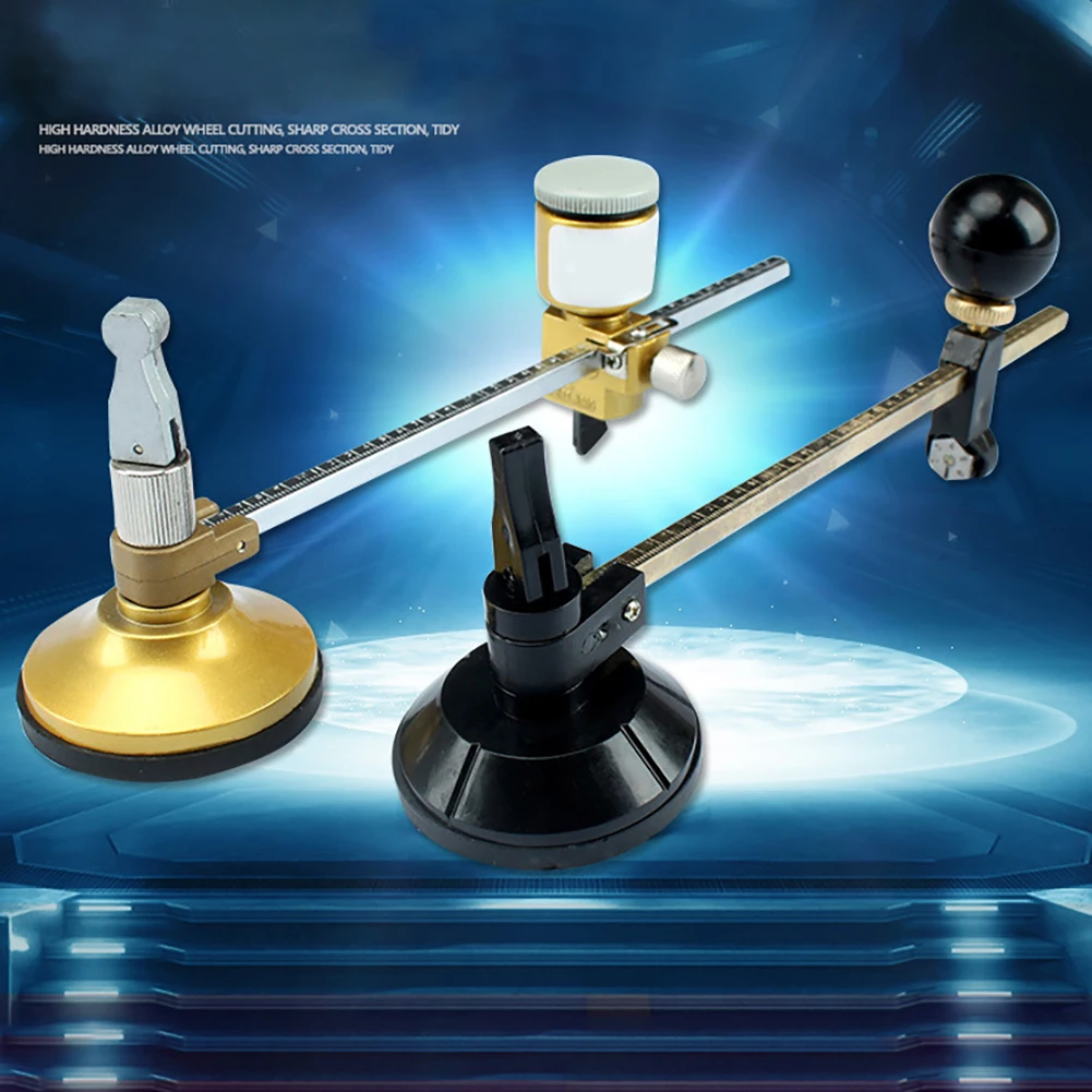 Multi Reguliuojamas Stiklo Pjovimo įrankiai Kompasus Diskinės Pjovimo Cutter su Siurbimo Taurės Ratą cortador de botella de vidro