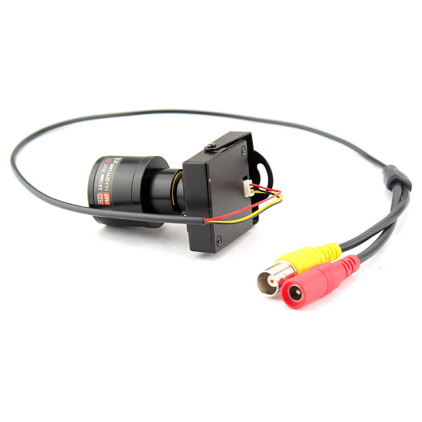 700TVL varifocal lens mini kamera 2.8-12mm Reguliuojamas Objektyvas Saugumo VAIZDO Stebėjimo Kamera Automobilio Lenkimas