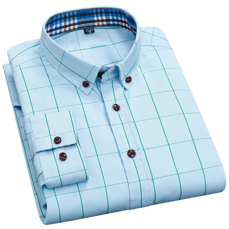 BOLUBAO Vyrų Pledas Marškiniai ilgomis Rankovėmis Marškinėliai Stilių visiškai Nauja, Marškinėliai Mygtuką apdailos 2020 m. Pavasarį Vyrų Atsitiktinis Marškinėliai