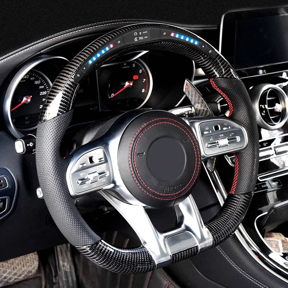 Vairas padengti Mercedes Benz W205 W213 W222 už AMG perjungimo svirtys Senas naujas stilius, universalus irklas Aukštos kokybės metalo