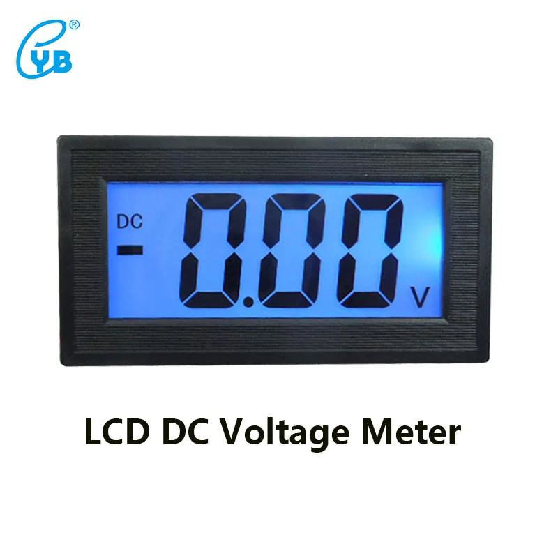 YB5135D DC Įtampos Matuoklį Tris su Puse LCD Skystųjų Kristalų DC Digital Voltmeter Skaitmeninis voltmetras Galvos ICL 7106