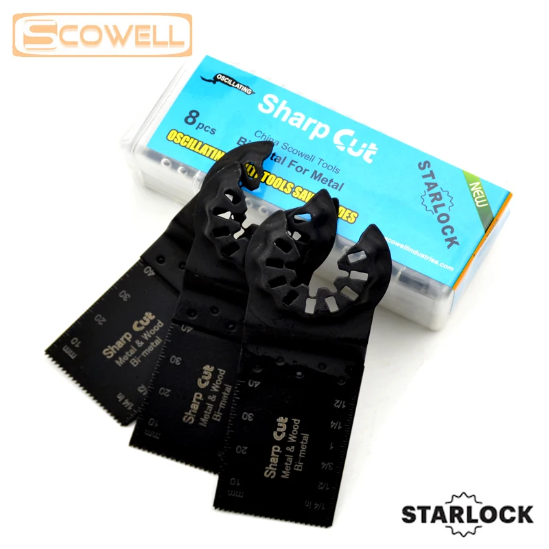 30% nuolaida Starlock Bi-metalo Plungės Virpesių Multi Įrankis Pjūklo Geležtės Starlock sistema, Vibraciniai Įrankiai, mašinos Renovuoti Peiliukai