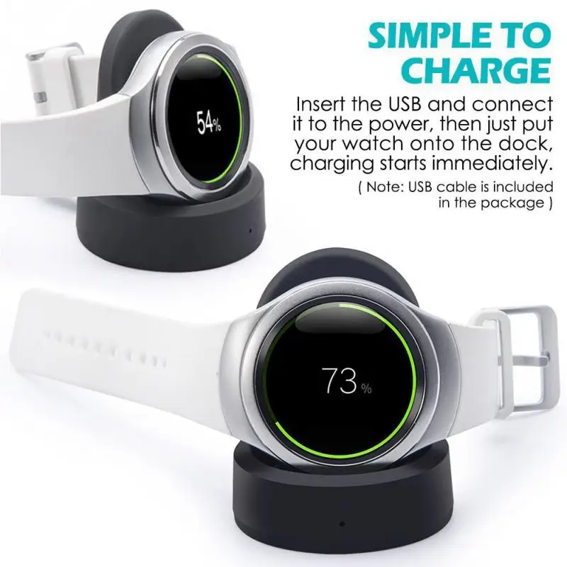 Belaidžio Smart Žiūrėti Įkroviklis Įrankių S3 Bazę, Kraunama USB Kabeliu Klasikinis Aukštos kokybės Efektyvų Energijos Apsaugos Kompaktiškas, Lengvas