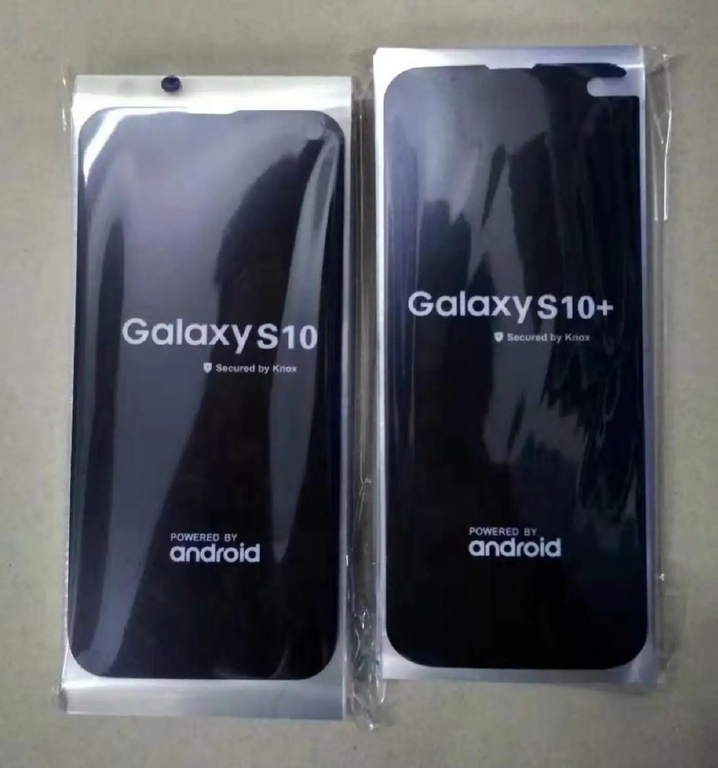 100vnt Samsung Galaxy S10 S10e S10+ EDGE Plius Gamyklos Ekrano Apsaugos Plėvelė, Lipdukų S10Plus lcd galinio dangtelio priekio atgal kino