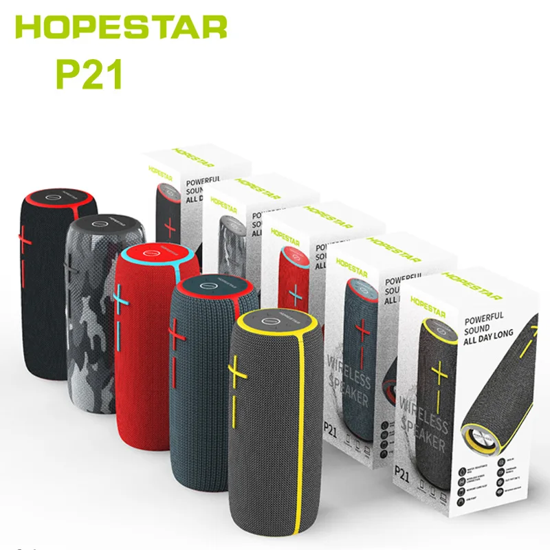 HOPESTAR-P21 Portable bluetooth speaker TWS lauko vandeniui Dviračių soundbar žemų dažnių garso sistema boombox kolonėlę caixa de s