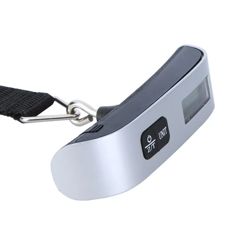 Mini Skaitmeninės Skalės Likutį Elektroninės Bagažo Masto Nešiojamas LCD Ekranas Masto Svorio Koeficiento Kelionės 50kg*10g 110Lb*0.02 Lb