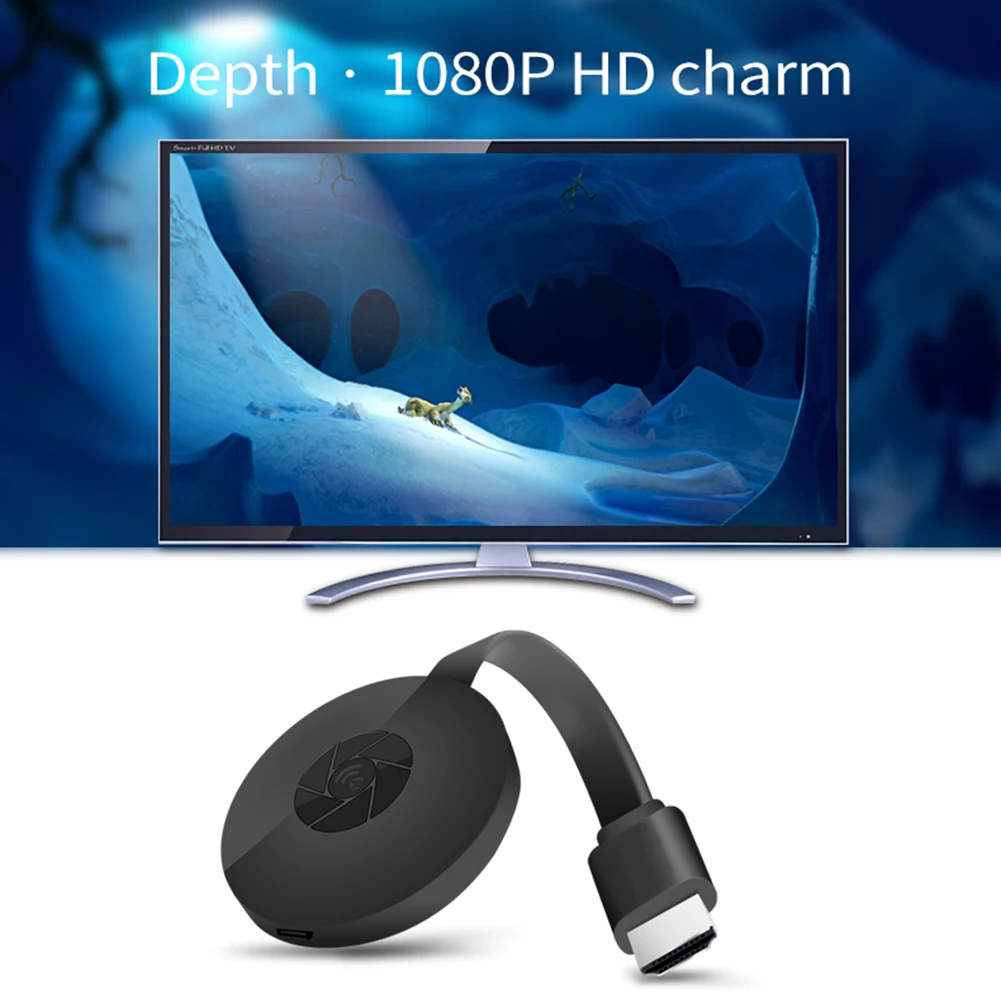 2.4 G Bevielio WiFi Ekranas Dongle 4K HDMI TV Stick Vaizdo Adapteris Miracast Airplay, DLNA Ekranas Atspindintis Akcijų, skirtų 