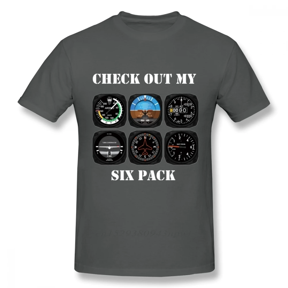 Nuostabus Aviacijos 6 Pack Priemonė Pilotai T Shirt Grafikos Spausdinimo Camiseta Medvilnės Didelis Dydis Homme Tee marškinėliai