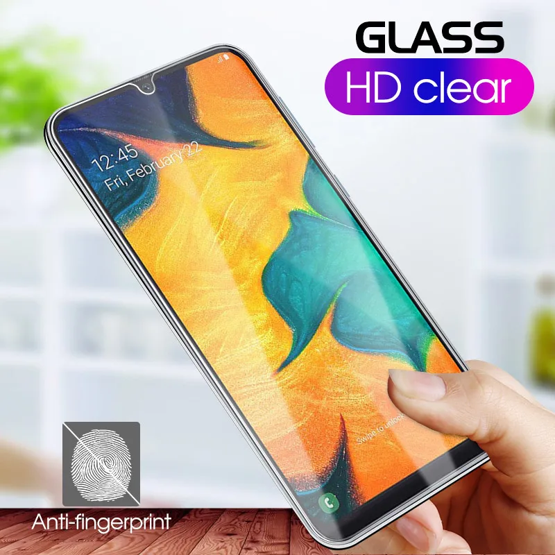 3Pcs Screen Protector, Plėvelės Samsung Galaxy A30 A50 A10 A20 A40 A60 A70 A80 A90 M10 M20 M30 SM-A505F Apsaugos Grūdintas Stiklas