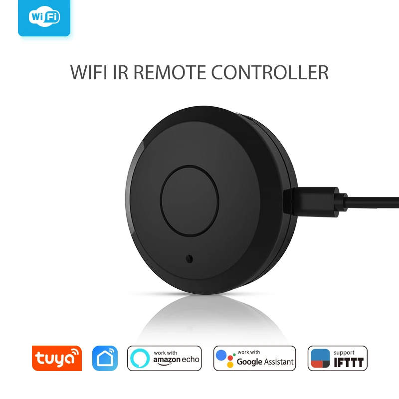 Tuya Mini IR Nuotolinio Valdymo WiFi 2.4 GHz Smart Home Infraraudonųjų spindulių Universalus Nuotolinio Valdiklio Alexa 