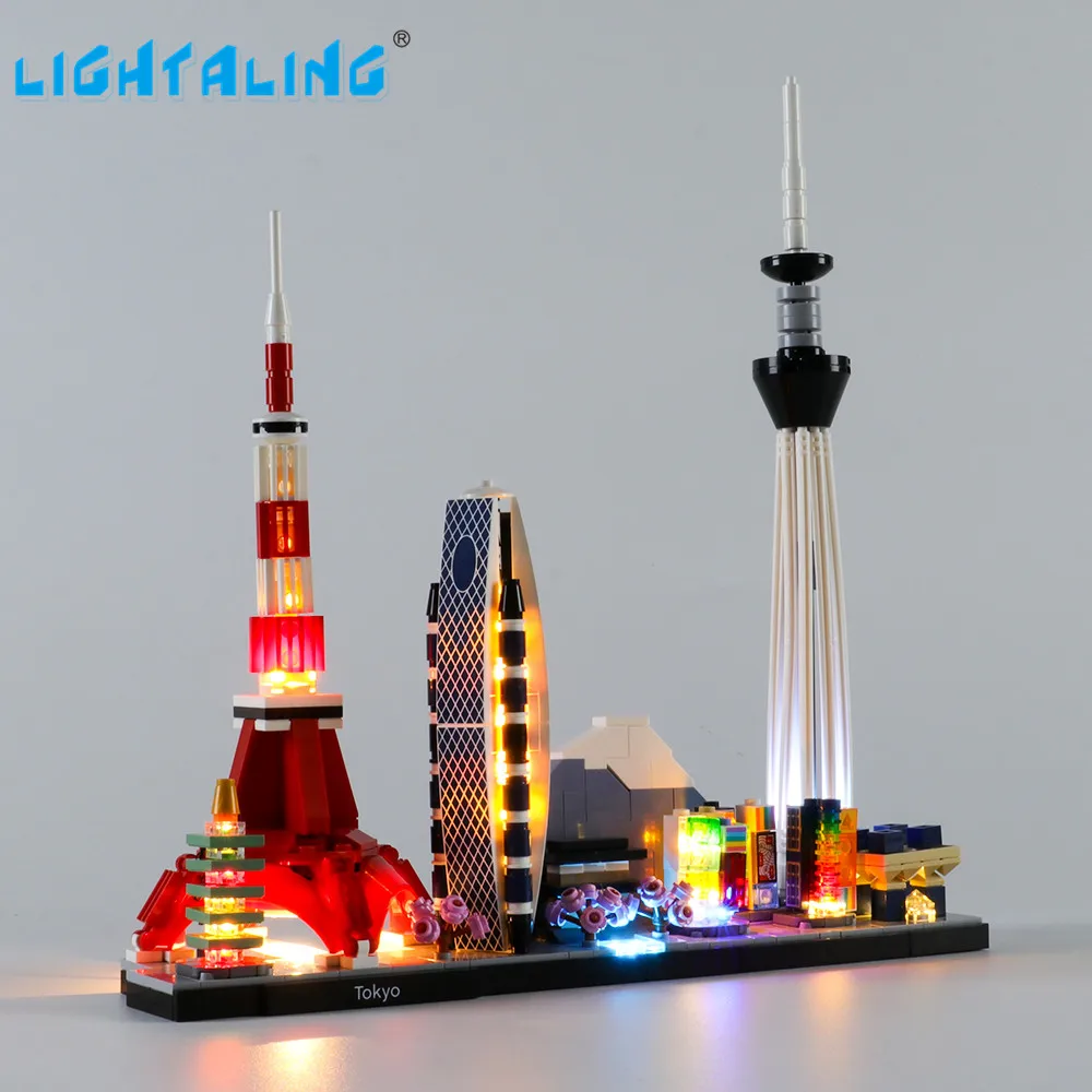 Lightaling Led Šviesos Rinkinys 21051 Architektūros Tokijo panorama suvenyrų