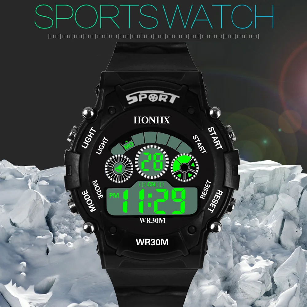 Sportas Laikrodžiai Vyrams, LED Skaitmeniniai Karinės Lauko Vandeniui Laikrodis Vyrų, Moterų, Berniukų, Atsitiktinis, Elektronika, Laikrodžiai Relogio Masculio