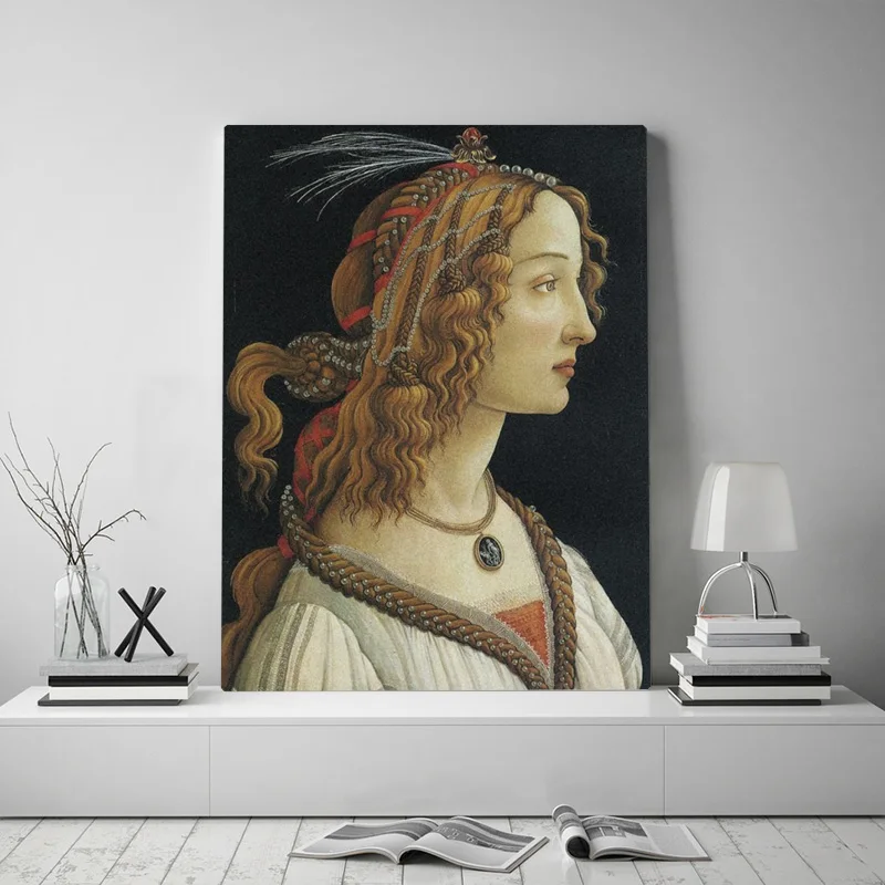 Drobė HD Spausdinti Sandro Botticelli Paveikslų Sienos Menas Renesanso Plakatas Namų Dekoro Klasikinio Modulinės Nuotraukas, Miegamasis Rėmelį