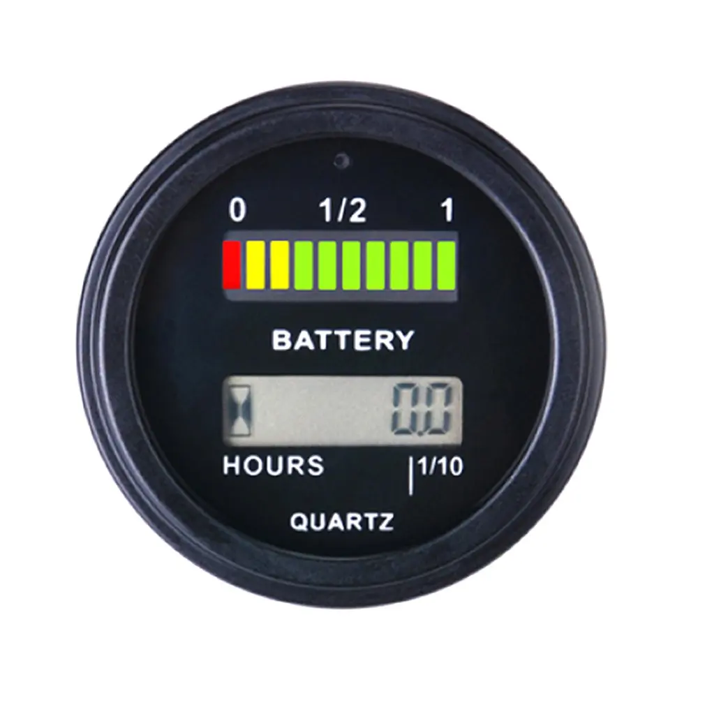 Baterijos Indikatorius Baterija Voltmeter Rodiklis, valandų skaitiklis Motociklas KETURRATIS, Chronograph elektros energijos skaitiklis