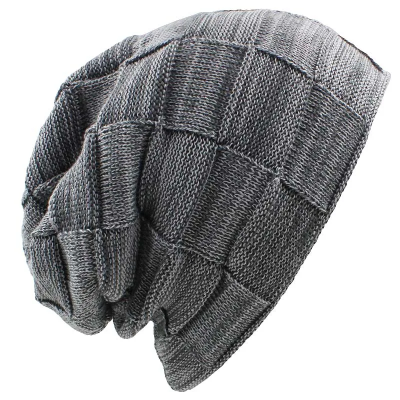 ALTOBEFUN Prekės Pledas Dizaino Moterų Baggy Megzti Skullies variklio Dangtis, Šiltas Skrybėlės Mergina Kepuraitė Vyrų Dirbtiniais Kailiais Žiemos Skrybėlę Kepurės BHT077