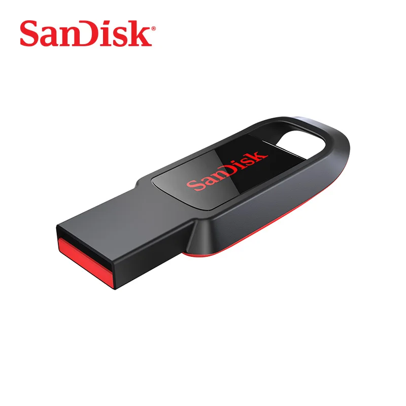 SanDisk Cruzer Kibirkštis USB Flash Drive 16GB USB 2.0 U Disko 32GB Mini 64GB Pen Drives 128 GB 