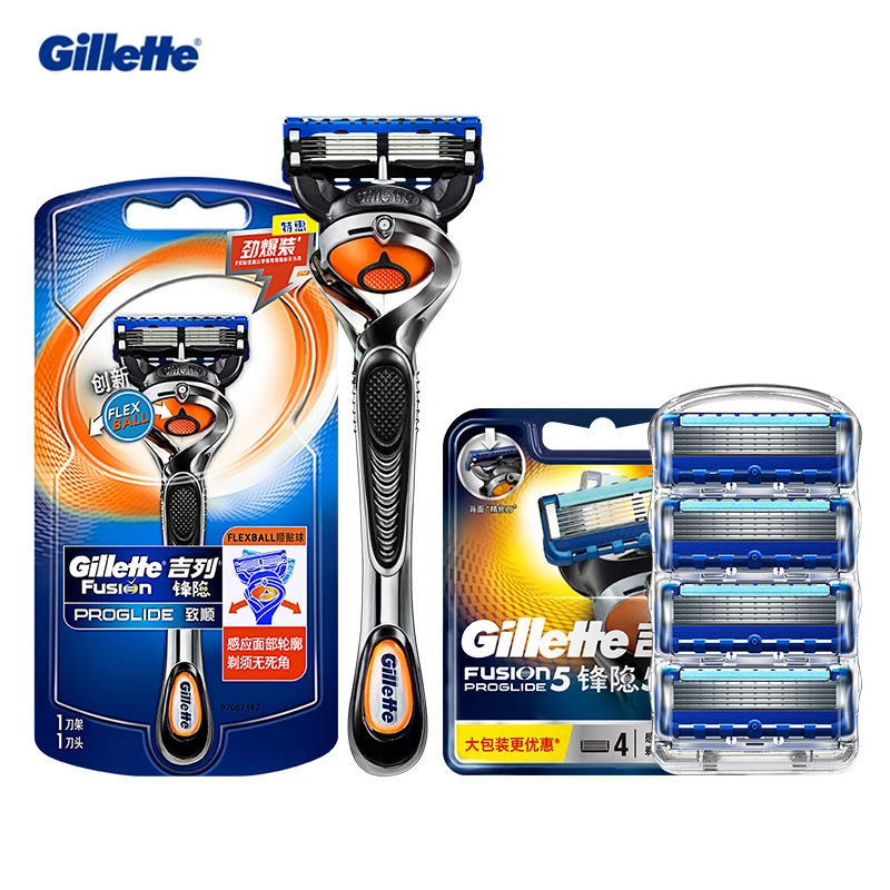 Naujas Fusion PROGLIDE Rankena +N Peiliukai Gillette Kokybės Skustuvo Ašmenimis Vyrų Plaukų, Veido Skutimosi Vokietija Importavo 5 sluoksnių Peiliukai