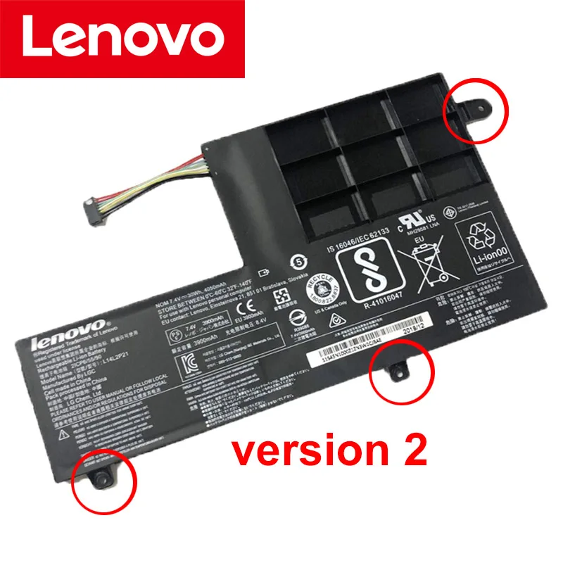 Lenovo Originalus Laptopo Baterija Lenovo Jogos 510 510-14IKB 510-15IKB 510-15ISK 510-14ISK 5B10K84491 L15C2PB1 L15L2PB1 L15M2PB1