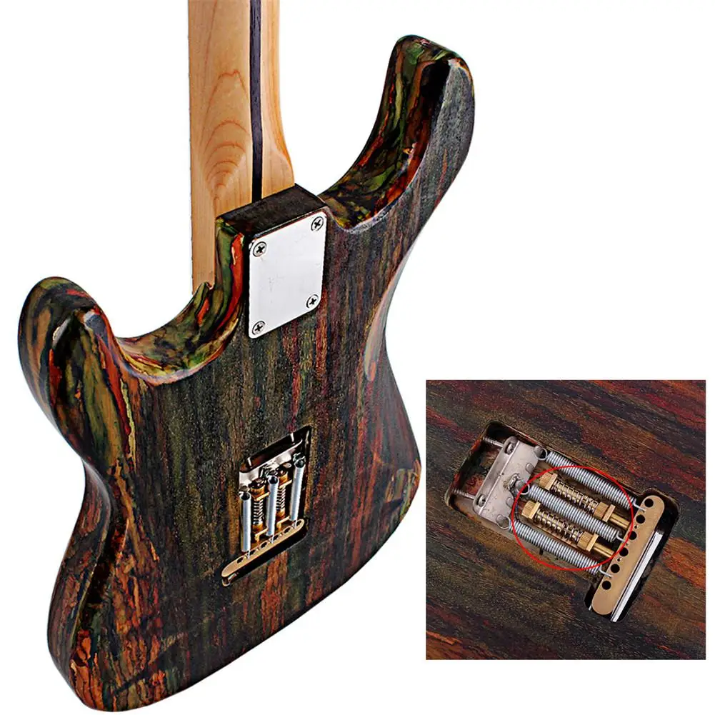 Populiariausi Elektrinės Gitaros Tremolo Bridge Sistemos stabilumą Dvigubai Žalvario Strypas Prietaisas Stratocaster Strat ST