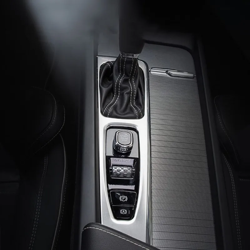 Nerūdijančio Plieno Konsolė Pavarų Perjungimo Rėmelio Apdaila Padengti Apdaila Volvo XC60 2018 LHD Modifikuotų Interjero Stilius