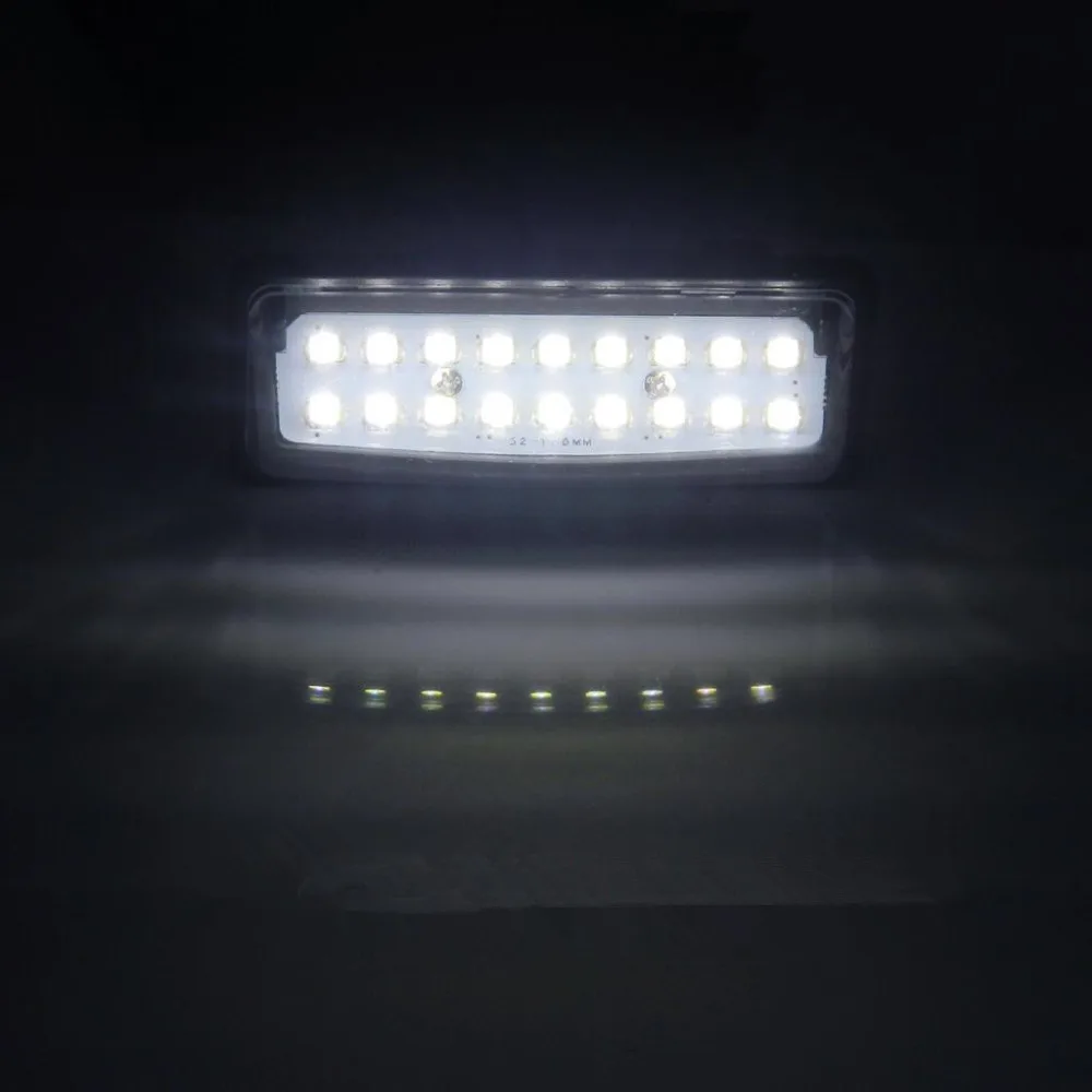 Auokey 2vnt White 18 LED Licenciją Plokštelės Šviesos Žibintus, Nissan Altima Maxima Murano 
