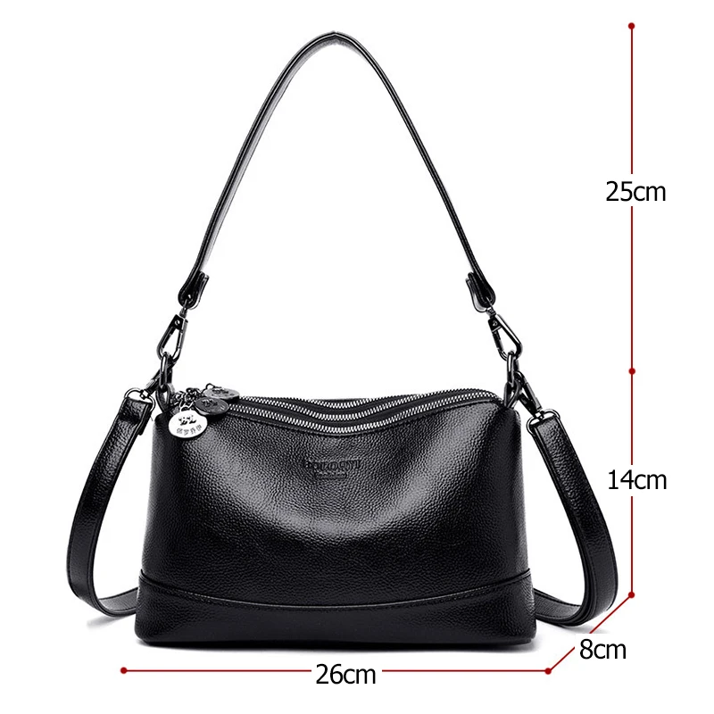 Aukštos kokybės odos crossbody krepšiai moterų 2019 mados rankomis pečių maišą prabanga rankinės moterims, krepšiai dizaineris ponios tote bag