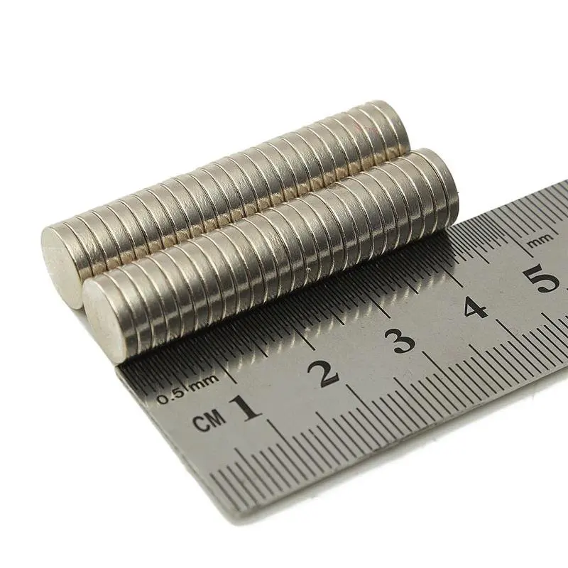 50pcs Super Stiprus Apvalus Magnetai 10mm X 2mm Retųjų Žemių Neodimio Magnetas