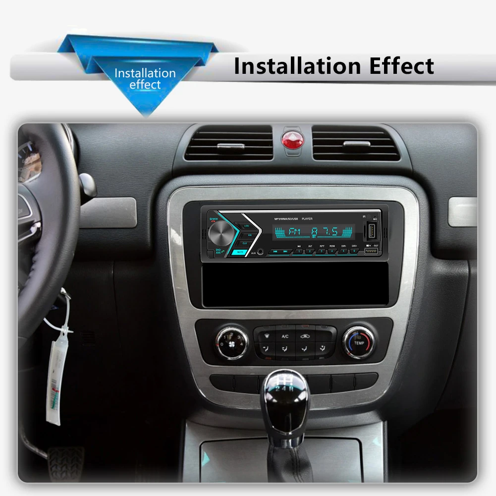 VODOOL 505 1DIN In-Dash Automobilio Radijas Stereo 