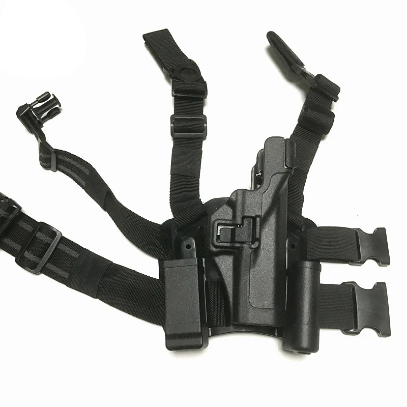 Taktinis Pistoletas Dėklas, skirtas Glock 17 19 22 23 31 Dešinėje Airsoft Pistoletas Medžioklės Ginklų Aksesuarai Karinės Greitai Lašas Kojos Dėklas