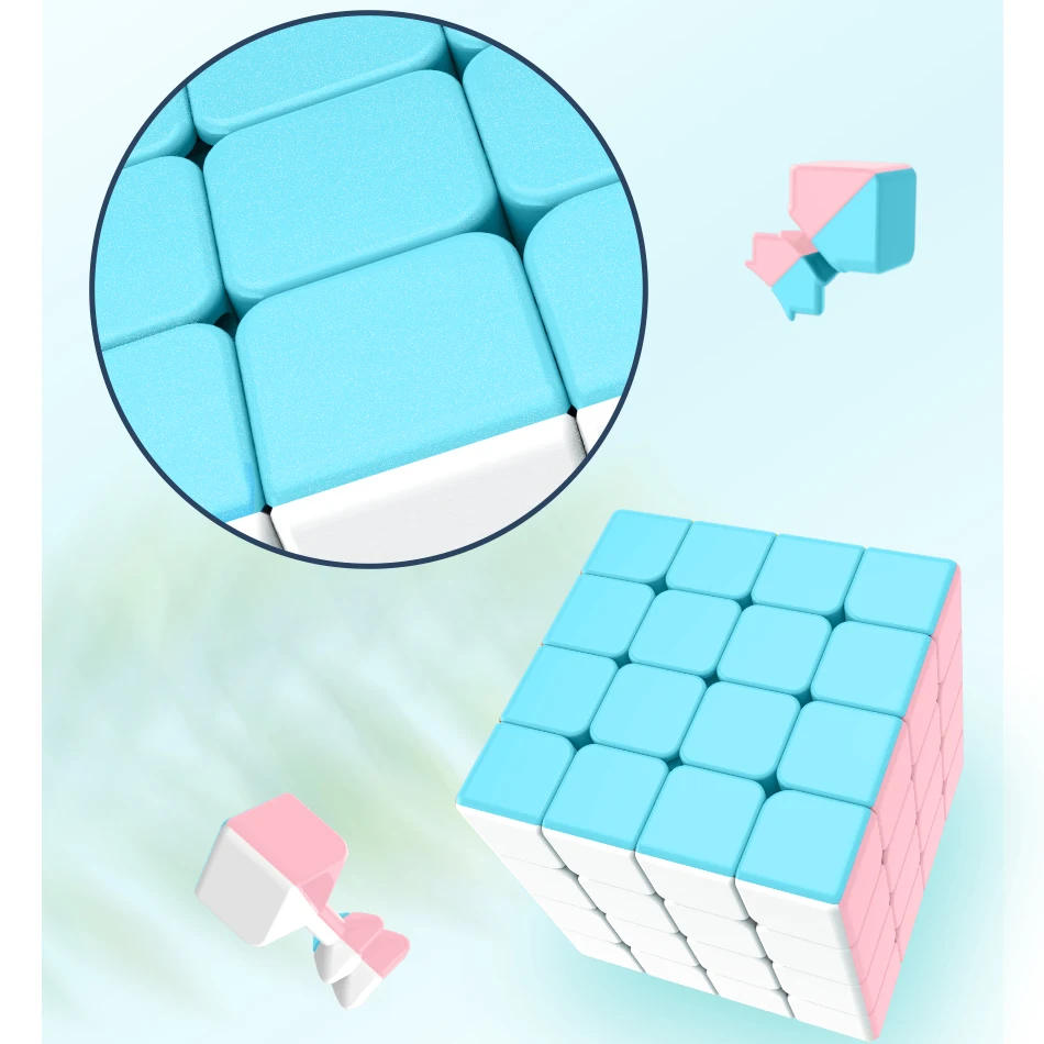 Naujausias 2020 Moyu CUBING KLASĖJE Meilong Marcaron serijos 2x2x2 Magic Cube meilong 2 Magico Cubo Įspūdį Žaislai Childre