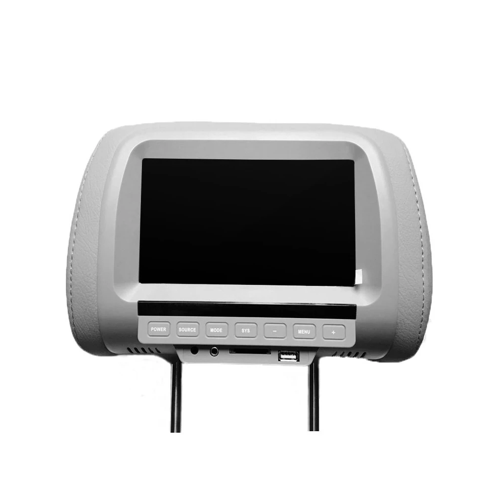 7inch Skaitmeninis Ekranas Patvarus, LCD Automobilių Stebėti Liečiamų Mygtuką Sėdynės atlošo Daugiafunkcį Pagalvėlės Ekrano Universalus Praktinis