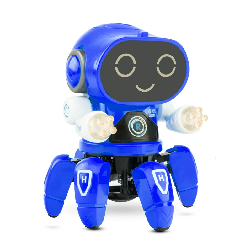 RC Robotas Smart Šokių Robotas Elektroninių Pėsčiomis Žaislai Su Muzikos LED Apšvietimas Aštuonkojai Robotas ff Vaikai Protingas Kietas Dovana